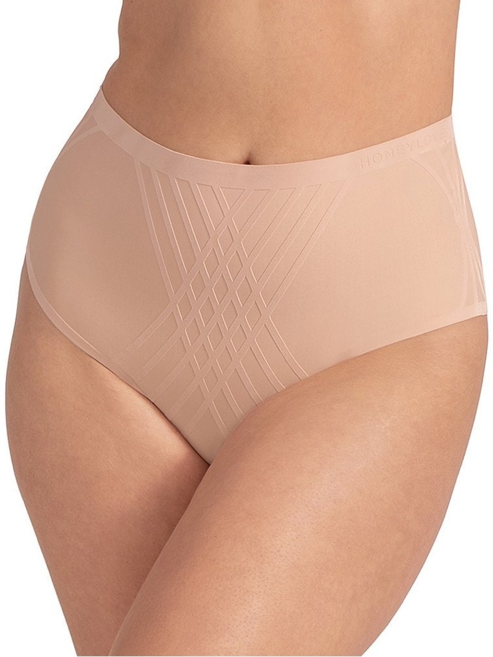 NWT Honeylove Silhouette Brief Panty Shapewear, Rose Tan – Size 3XL